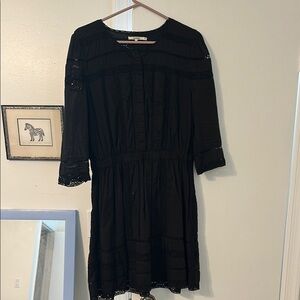 Tularosa Black Long Sleeve Dress